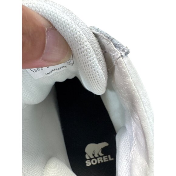Sorel Womens White Leather High-Top Sneakers ankle boots Size 8.5 SKU 8988 - Picture 9 of 12